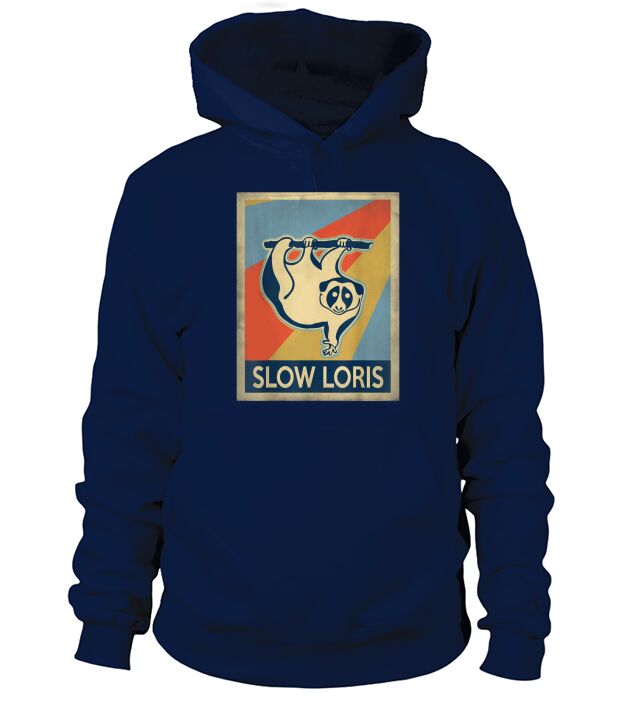 Vintage style Slow Loris tshirt Hoodie Unisex