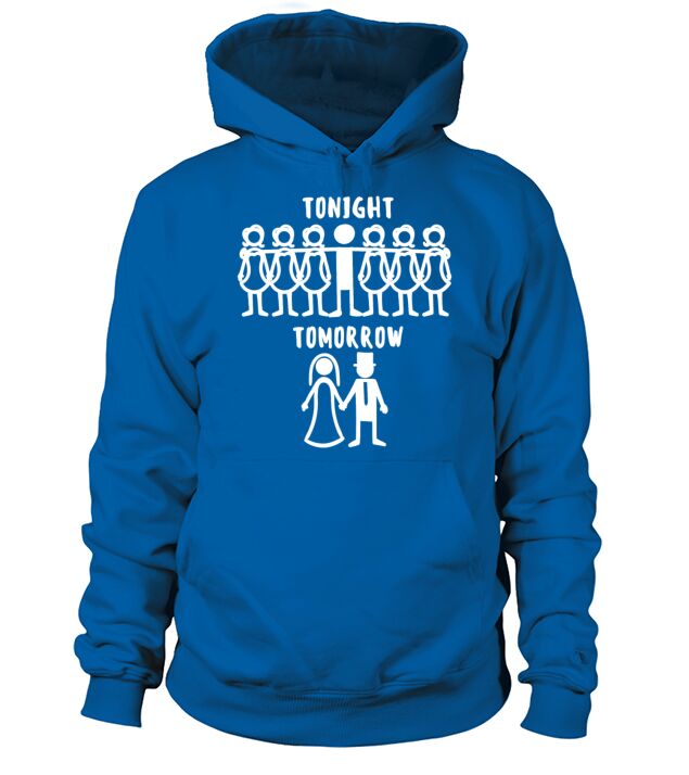 Bride Groom Party Bachelor Bachelorette Marriage Men's Hoodie