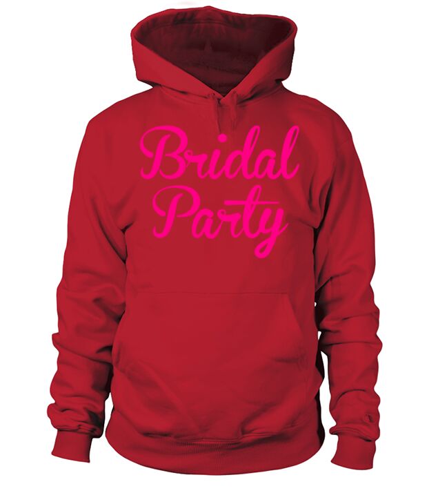 BRIDAL PARTY in cute fancy type Men's Hoodie