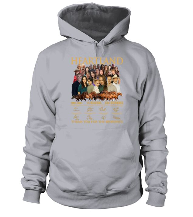 Heartland thank you for the memories signatures Hoodie Unisex