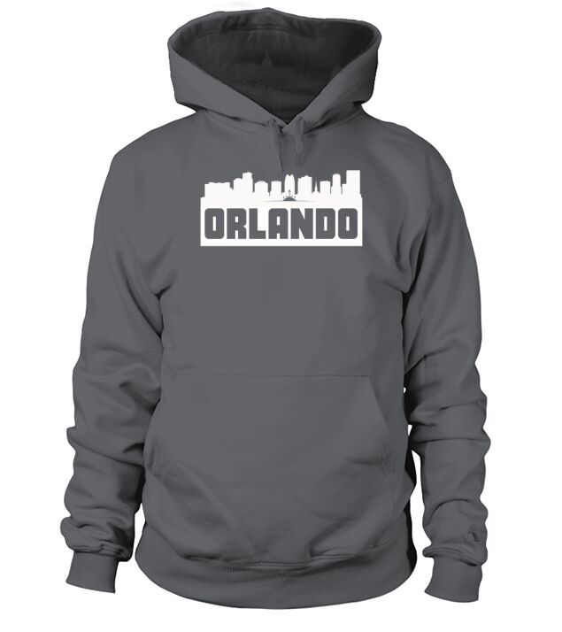 Orlando Florida Skyline Silhouette Men's Hoodie