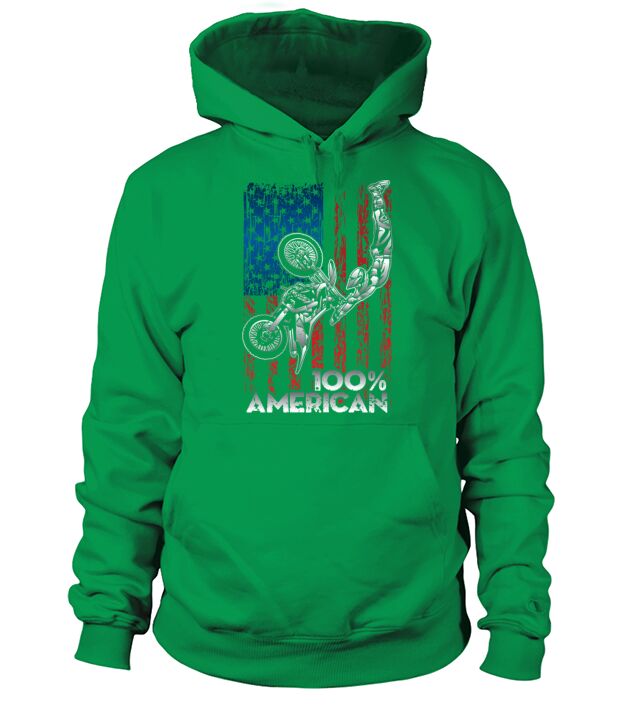 American Motocross USA Men's Hoodie