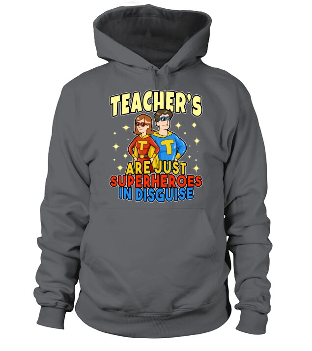 Superheroes School Teacher Hero Students Gift Men's Hoodie