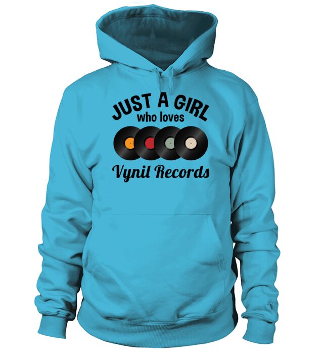 Phonograph Record Vinyl Quote Women Girls Gift Hoodie Unisex