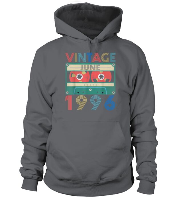Retro Vintage June 1996 birthday Men's Hoodie