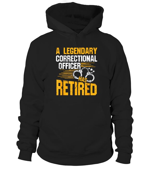 Retired Correctional Officer Retirement Party Gift Hoodie Unisex