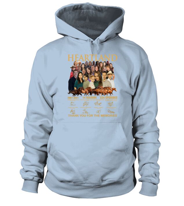 Heartland thank you for the memories signatures Hoodie Unisex