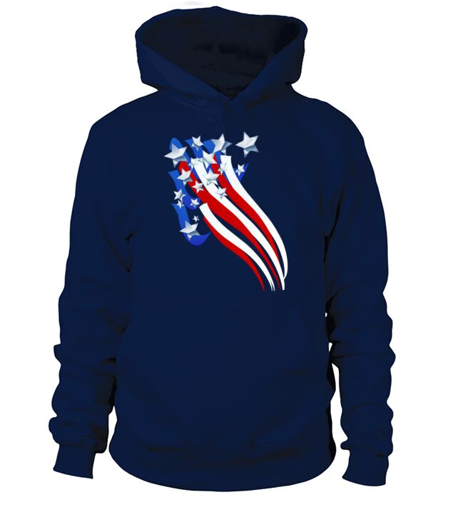 Sweeping Old Glory Men's Hoodie