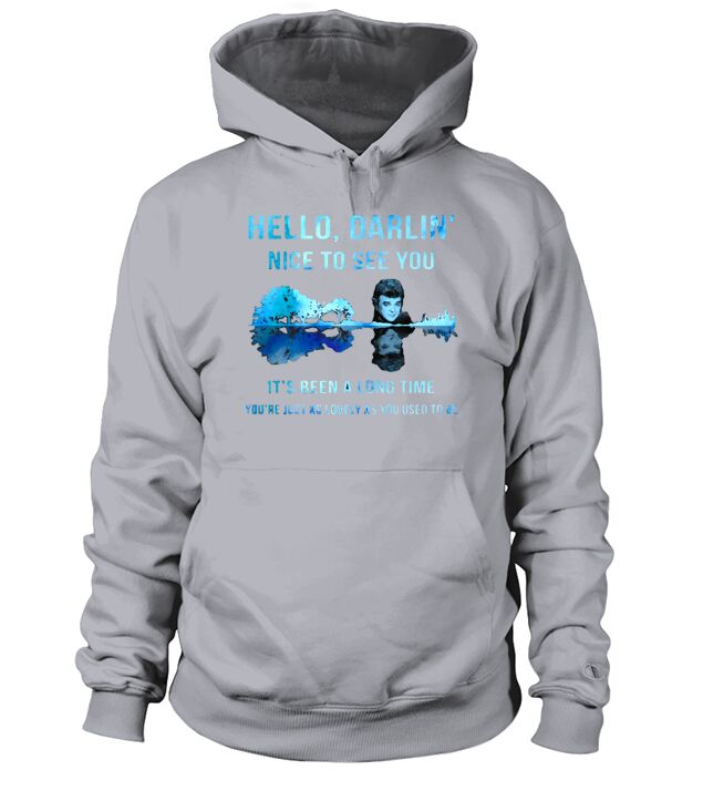 Conway Twitty Hello Darlin’ Nice To See You Guitar Lake Hoodie Unisex