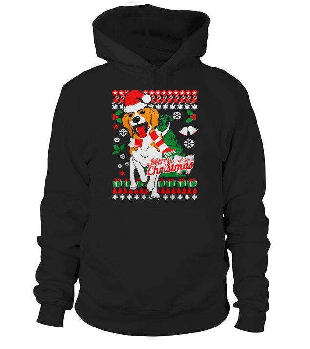 T-shirt Noël de pull moche de pull de Noël de chien Beagle Hoodie Unisex