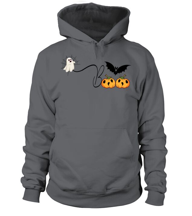 Boo Halloween Costume Spiders And Pumpkin Gifts Men's Hoodie