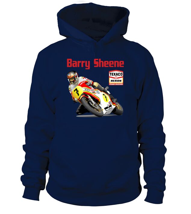 Barry Sheene Heron Suzuki Hoodie Unisex