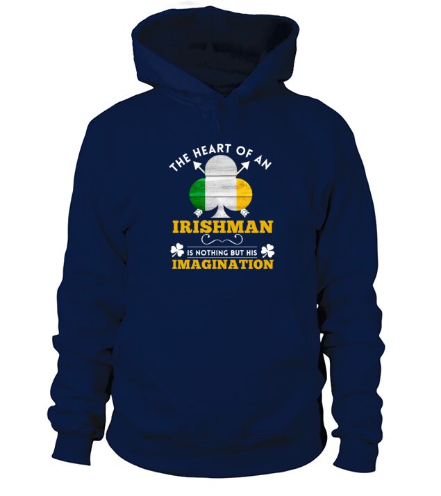 ST PATRICKS DAY THE HEART OF AN IRISHMAN Men's Hoodie