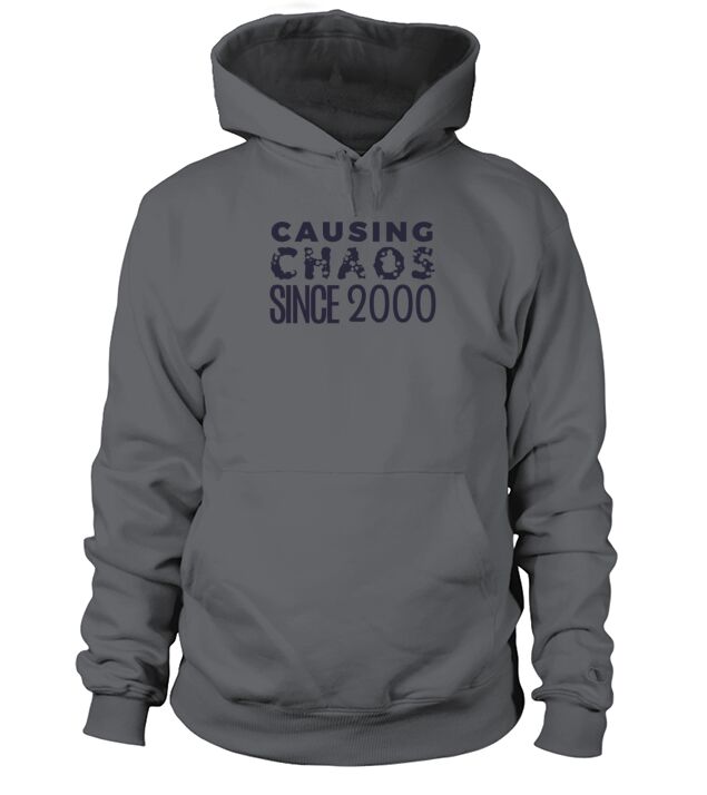 Funny 21st Birthday Gift 21 Year Old 2000 Bday Men's Hoodie