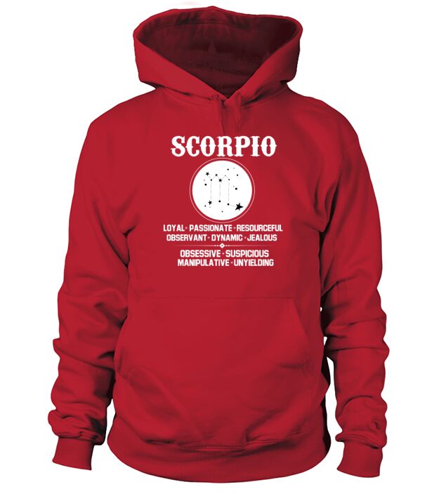Scorpio Zodiac Sign Men's Hoodie