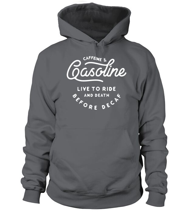 Caffeine And Gasoline Enthusiast Hoodie Unisex