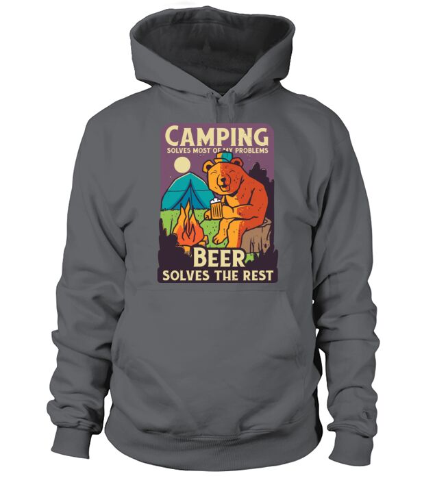 Camping and beer Men's Hoodie
