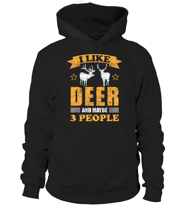 Deer Forest Animal Lovers Quote Gift Hoodie Unisex