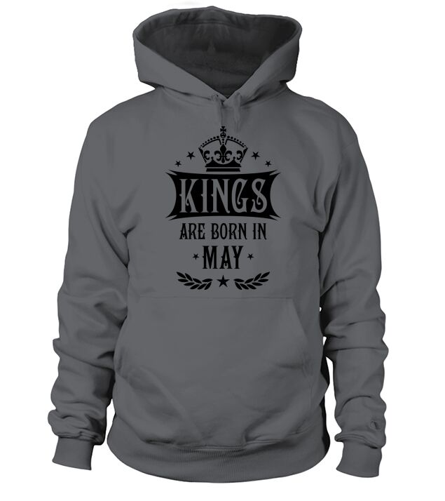 16 Kings are born in May King Happy Birthday Men's Hoodie