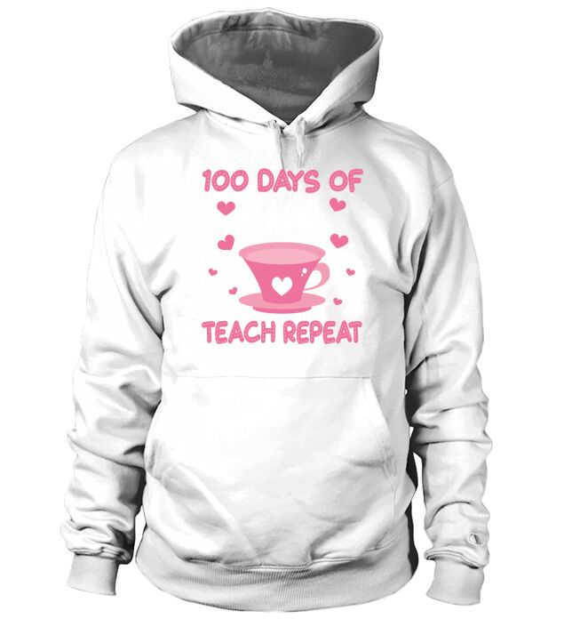 100th Day Of School Teacher Coffee 100 Day Men's Hoodie