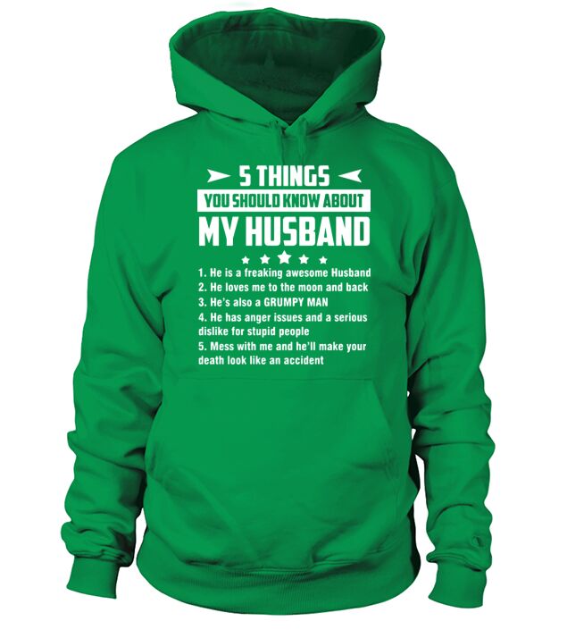 5 things you should know about my husband he is a Men's Hoodie