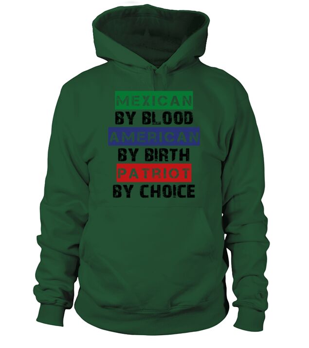 Nation Patriot Mexico Mexican By Blood Men's Hoodie