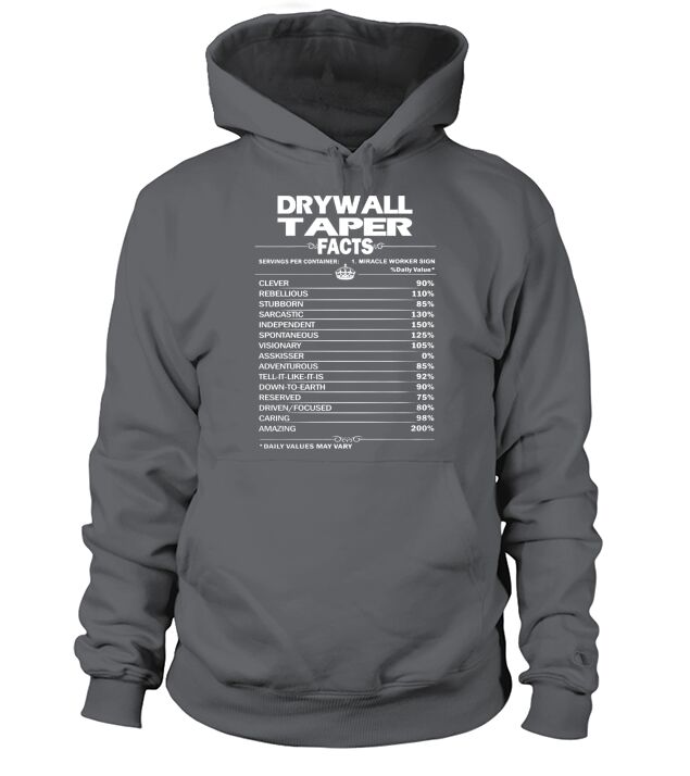 DRYWALL TAPER Job Fact Hoodie Unisex