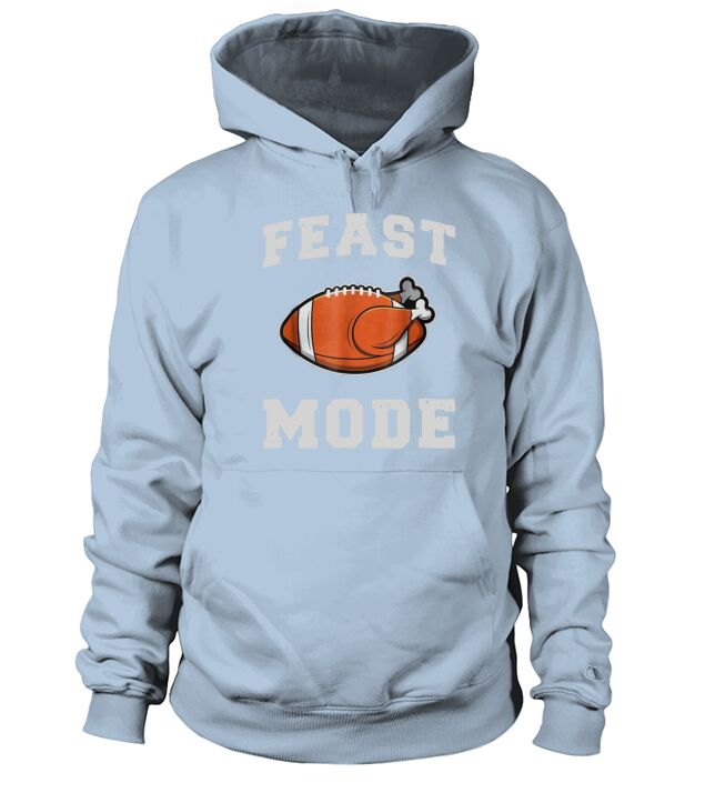 Feast Mode Football Turkey Hoodie Unisex