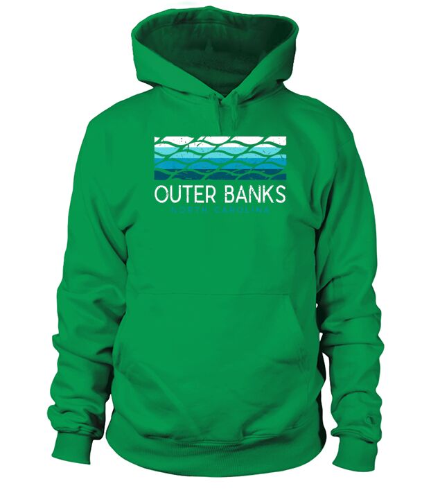 Outer Banks North Carolina T Shirt OBX NC Water Vintage Hoodie Unisex
