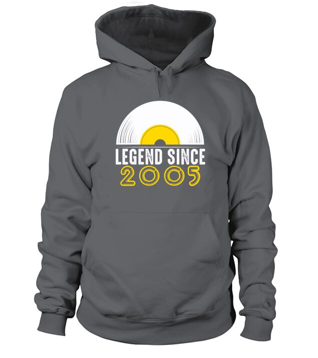 Birthday Present Legend Since 2005 Record Gift Men's Hoodie