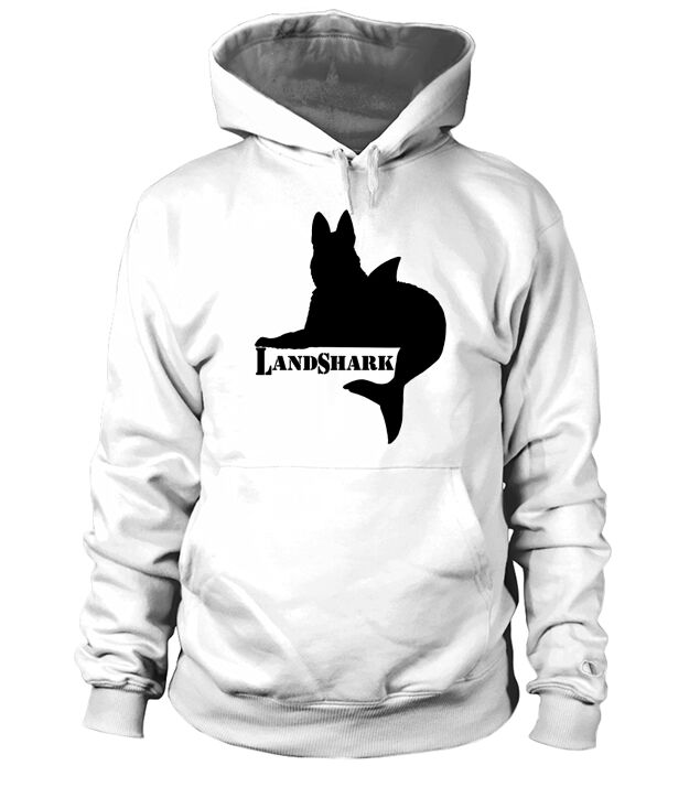 LandShark German Shepherd Silhouette Hoodie Unisex