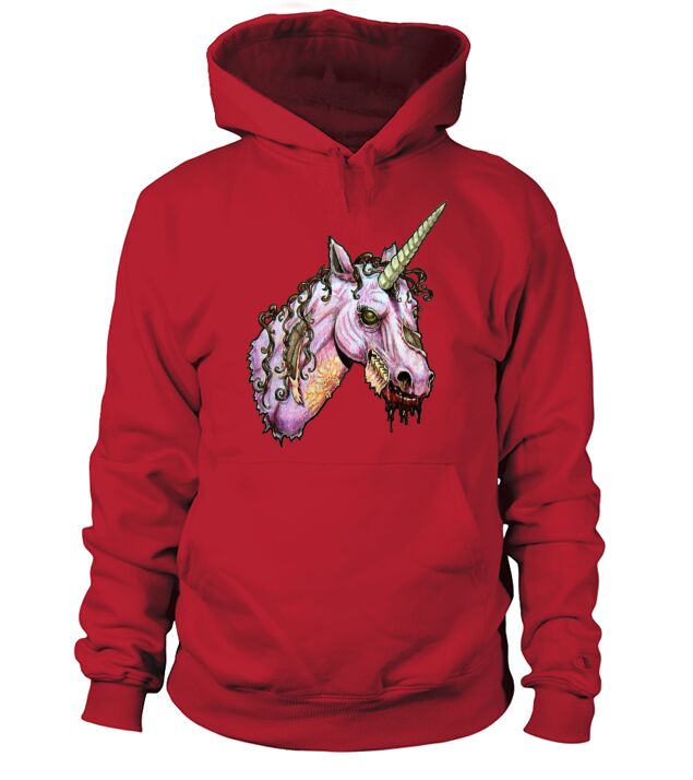 Unicorn Zombie Men's Hoodie