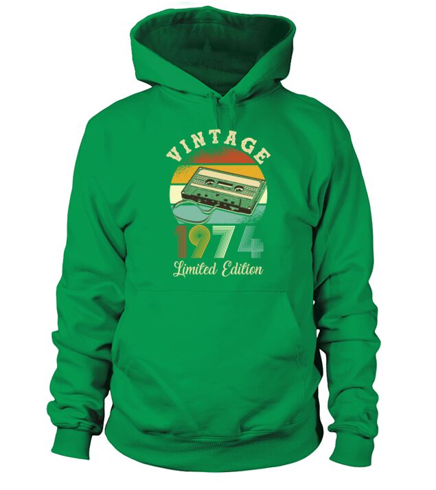 Vintage 1974 Men's Hoodie