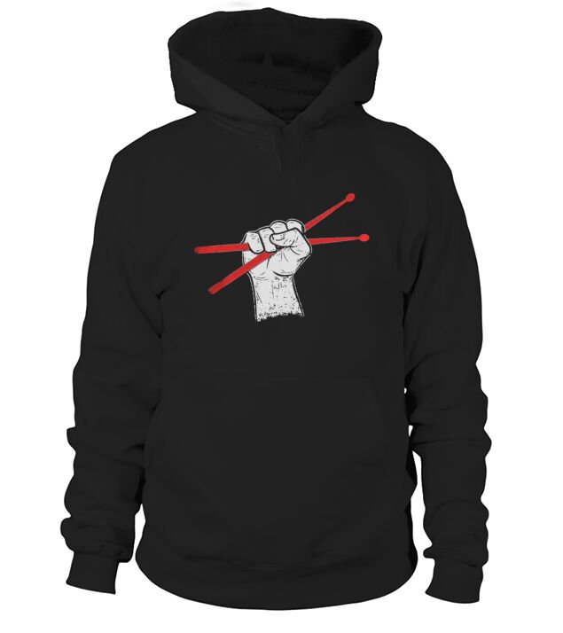 Baguettes de batterie Hoodie Unisex