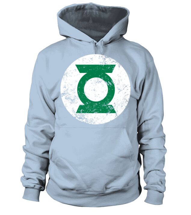 Justice League Green Lantern Logo Vintage Men's Hoodie