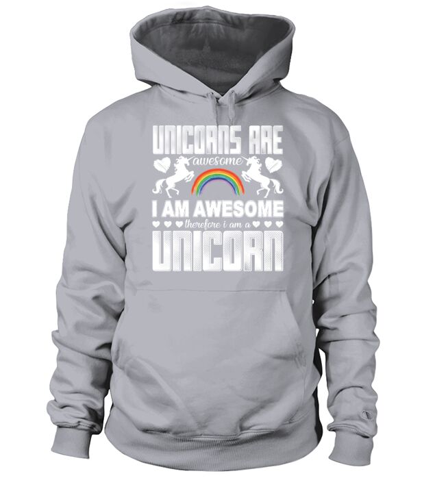 Unicorns Are Awesome Shirt Men's Hoodie