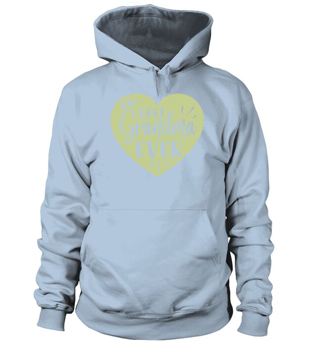 Best Grandma Ever Grandmother Heart Retro Vintage Men's Hoodie