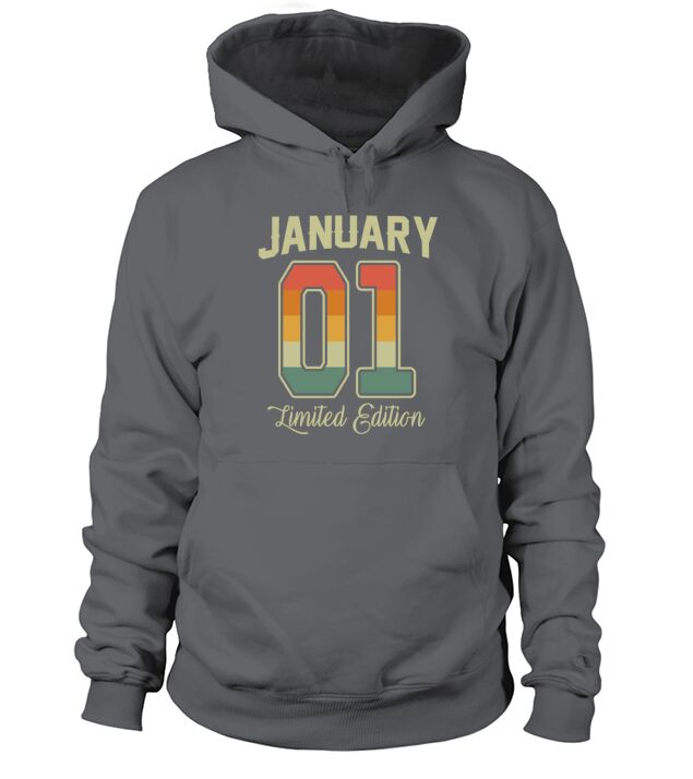 Vintage 80s January 2001 20th Birthday Gift Idea Men's Hoodie