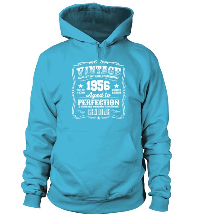 Vintage 1956 Aged To Perfection Hoodie Unisex