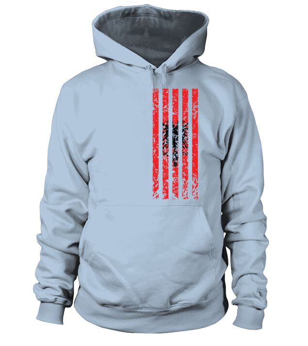 Albanian Eagle Flag Shirt Gift Albania Kosovo Men's Hoodie