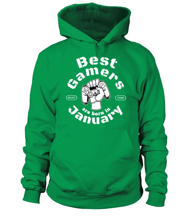 Best Gamers Born In January Men's Hoodie