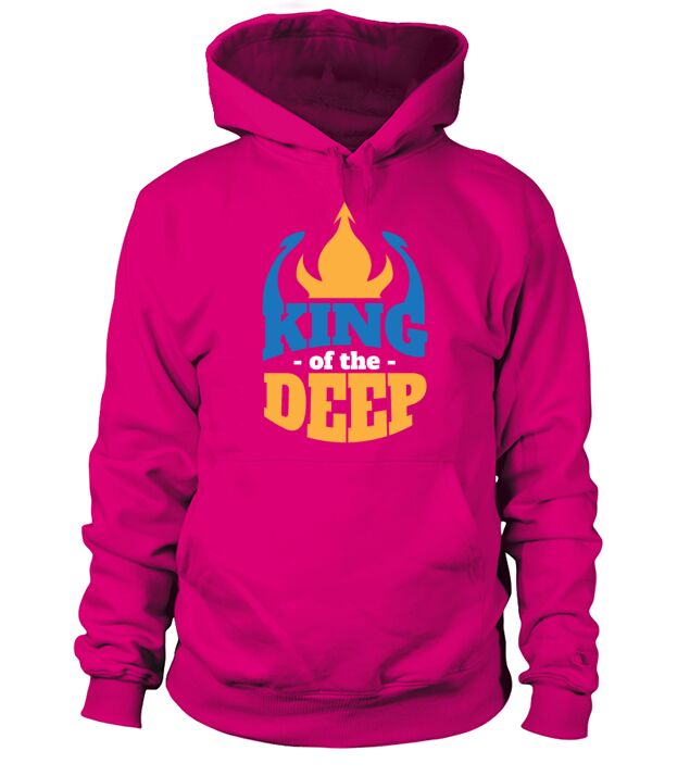 Poseidon King of the Deep Swimmer Diver Gift Idea Men's Hoodie