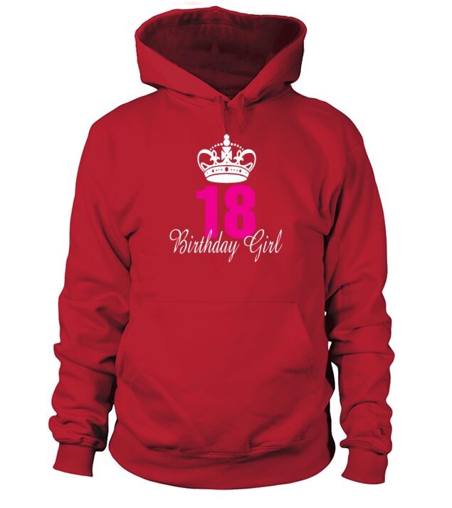 Birthday Girl 18 Years Old Men's Hoodie