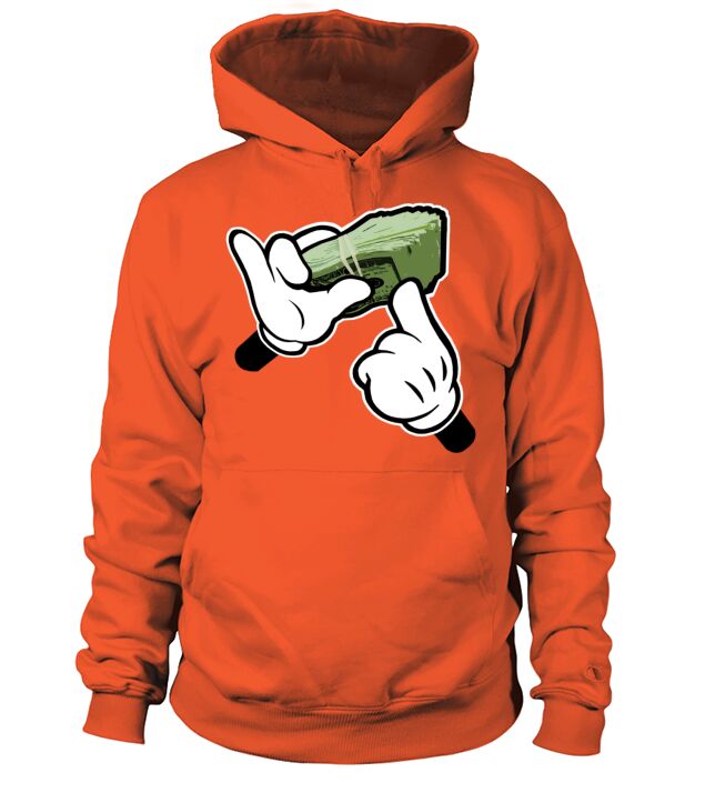 Fat Stack of Cash Cartoon Hands Men's Hoodie