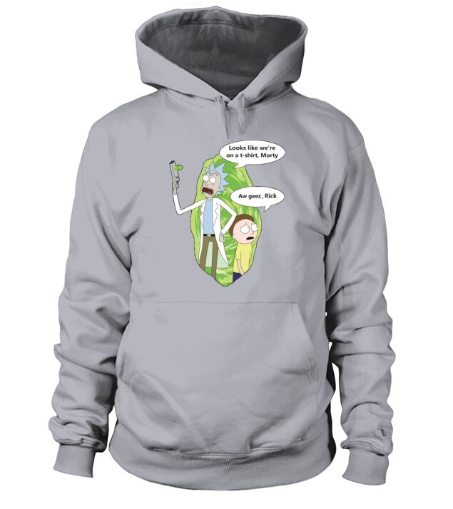 were on a tshirt morty Hoodie Unisex