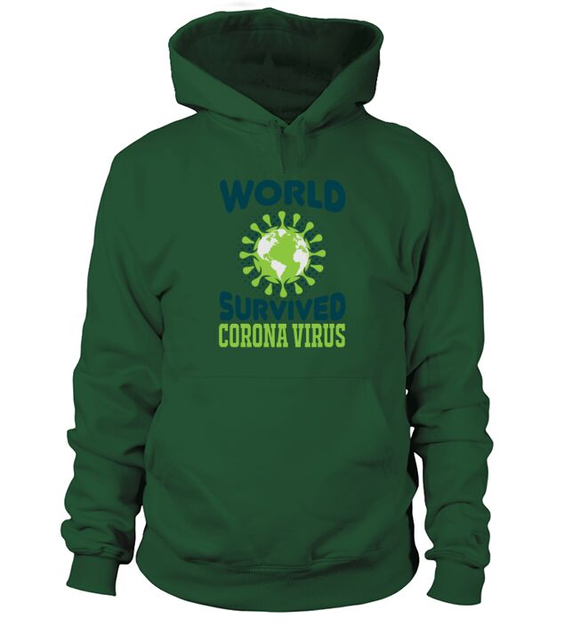 World Survived Corona Virus Men's Hoodie