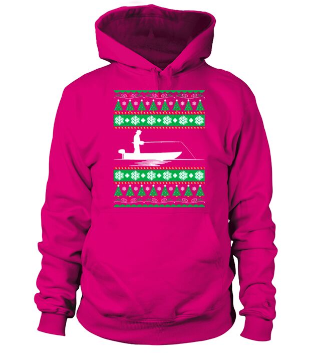 Fisherman Ugly Christmas Men's Hoodie