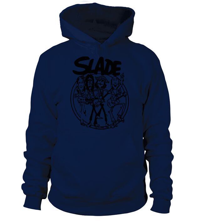 SLADE BAND GLAM HARD ROCK 70s RETRO CARTOON VINTAG Men's Hoodie