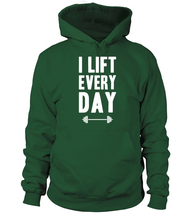 Gym fit lift weights gift idea muscles workout Men's Hoodie