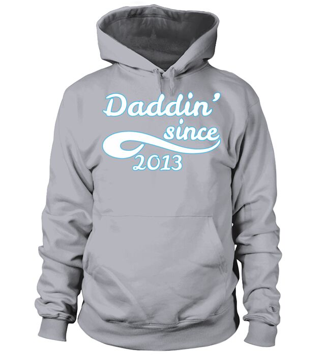 Daddin Since 2013 Happy Fathers Day Men's Hoodie